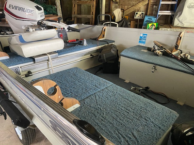 25 HP Evinrude E-Tec, long shaft Electric start, power trim, low hours Trolling motor, new ropes, 2...
