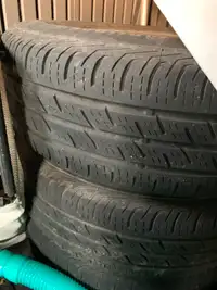 Summer tires 195/65 R15 on rims
