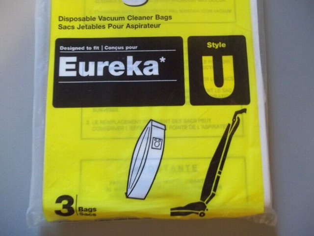 Sacs pour aspirateur conçus pour Eureka style U in Vacuums in City of Montréal - Image 2