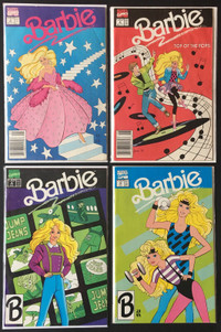 BARBIE COMICS (1991 -1994) & 1991 Box of BARBIE CARDS