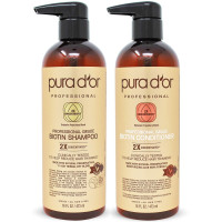 Pura d’or biotin shampoo and conditioner (473 ml)