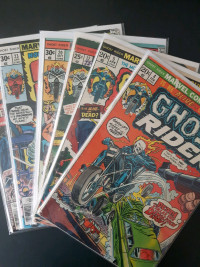 Comics-Ghost Rider (7) Bronze Age1 lot NP