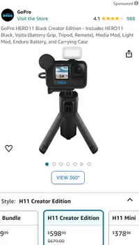 GoPro 11 Hero Black Creator Edition and More (Firm Price)