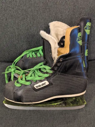 Vintage Bauer Formula 20 Green Size 12 Men's Hockey Skates, View more