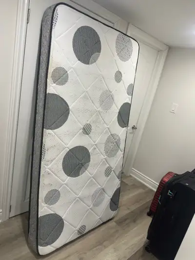 Twin Mattress + Box Spring – Like New (Used 3 Months) – Clean, View more