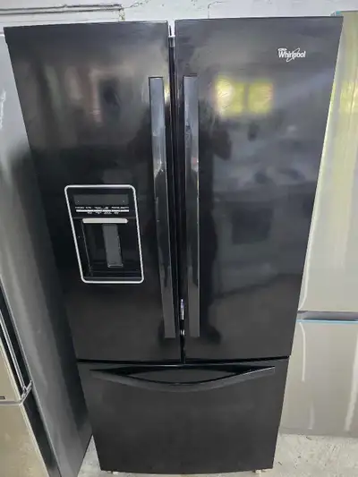CAN DELIVER Whirlpool 30" Black French Door Fridge Freezer , View more
