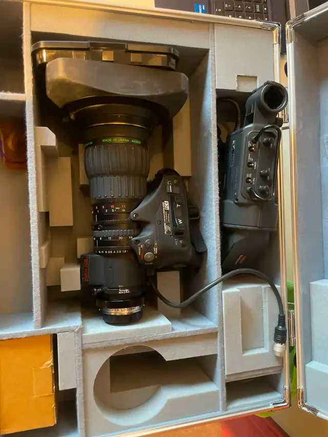 Fujinon HA13x4.5 B4 Lens + AbelCine HDx35 Adapter