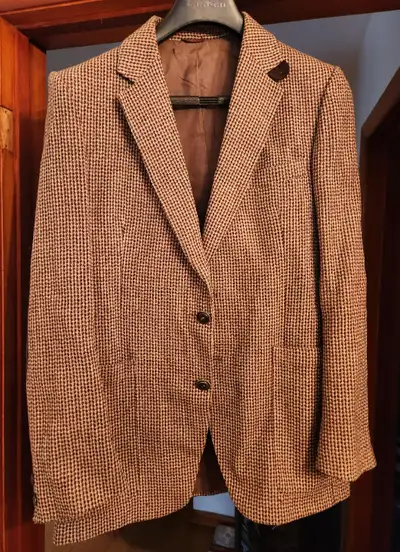 Men's  Tip Top Tweet Jacket with Brown Suede Elbow, View more
