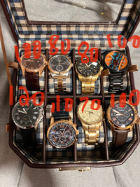 GUESS , Fossil & Deisel watches 