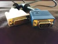 Like new VGA output  to DVI input cable for sell
