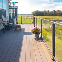 Indoor/Outdoor Glass Railings  | Deck, Porch, Stairs | Metal