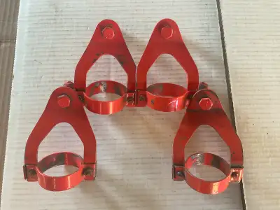 4 Case 830 tractor female hydraulic coupler mounting holders $25.00