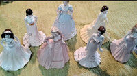 Beautiful Collection of Coalport Lady Figurines , Selling Togeth