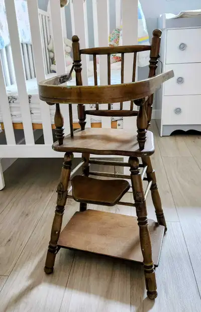 Vintage Mini Convertible Highchair, View more