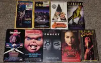 VHS TAPES: Horror & Thrillers. #8
