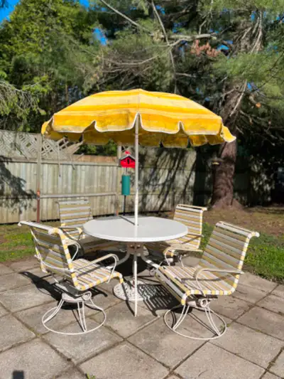 Mobilier de terrasse 4 chaises patio set HOMECREST, View more