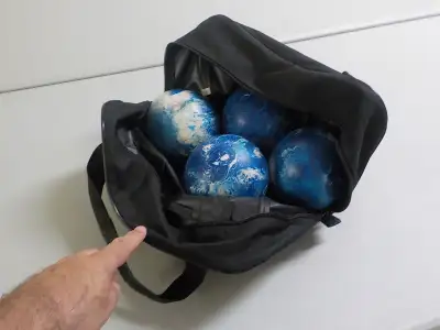 Bag Of 4 Bowling Balls, View more