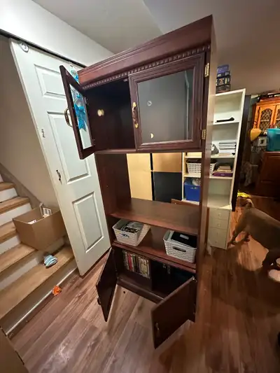 Solid cabinet 4 doors., View more