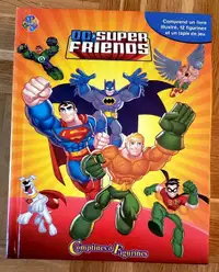 5$ - Livre jeu Comptines et Figurines – DC Super Friends