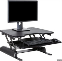 Standing Desk Converter w/Premium Standing Mat