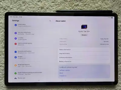 Samsung Tab S9+ 12.4" 12GB-256GB Tablet + Keyboard Cover, View more