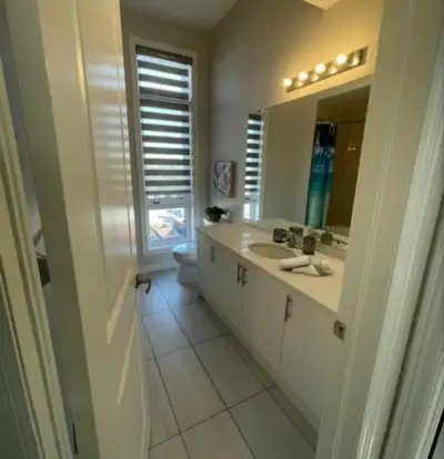 A bright, clean, and spacious private room is available in a quiet and well-maintained home in Bramp...