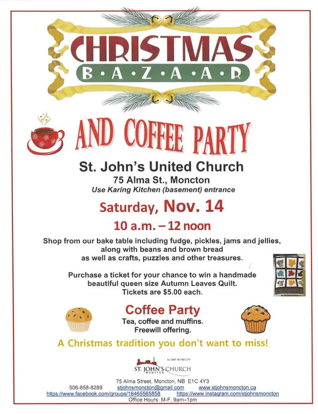 Christmas Bazaar & Coffee Party