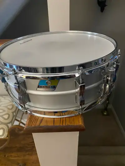 Ludwig 1969  Acrolite 8-Lug Aluminum Snare /Stand/Case, View more
