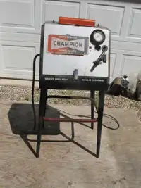 Vintage Advertising Champion Spark Plug Cleaner Stand