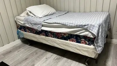 Will not respond to “Is this still available?” ‼️Serious Buyers ONLY‼️ This twin bed frame comes com...