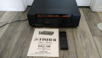 Fisher Compact Disc Changer with remote / manual , OBO