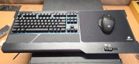 Corsair Lapboard with K63 keyboard and Dark Core mouse