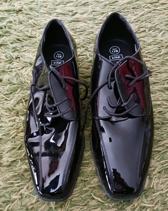 FCGI Black Patent Shoes Size 12M - Excellent Condition in Men's Shoes in Mississauga / Peel Region