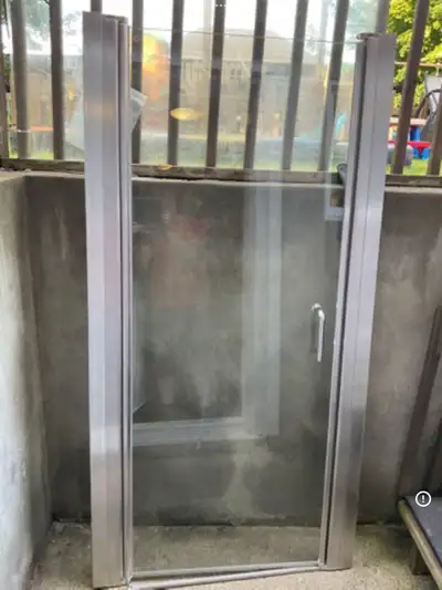 Porte de douche ajustable en verre trempée de 6 mm, View more