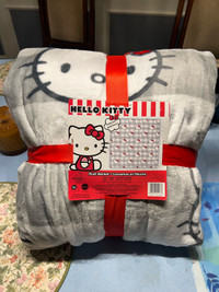 Hello Kitty Queen size plaid blanket!! 