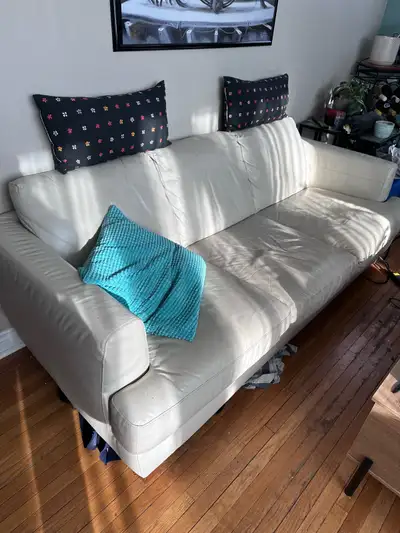 cream coloured couch for sale, View more
