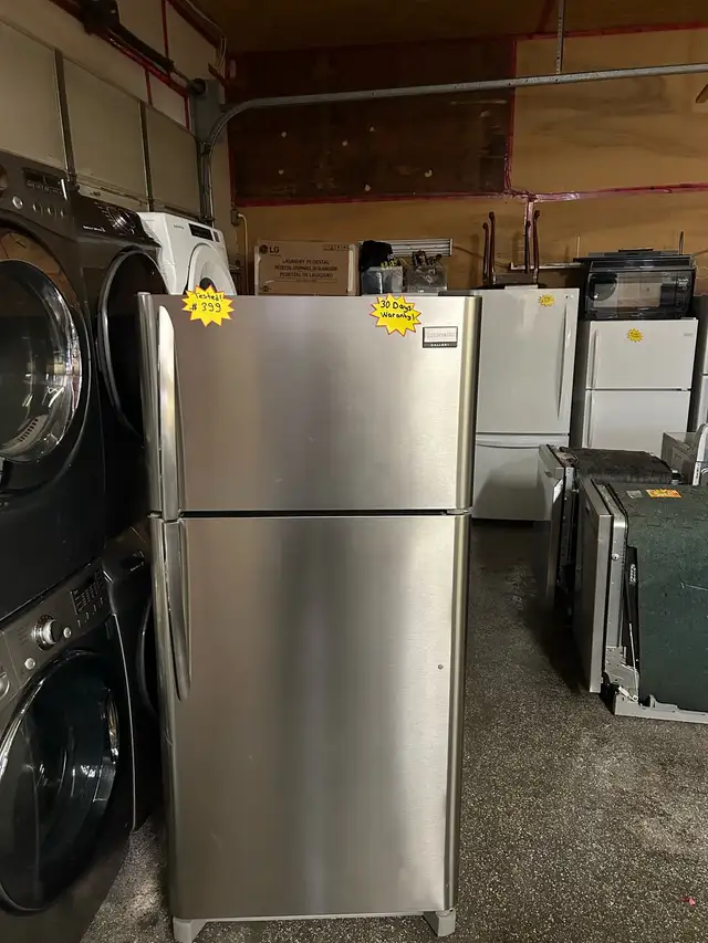 *Fridge- Frigidaire- %100 working 30 Days Warranty in Refrigerators in Kitchener / Waterloo - Image 2