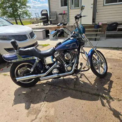 Dyna wide glide in excellent condition. 37,525km. Very comfortable. Unique numbered HD paint. LED he...