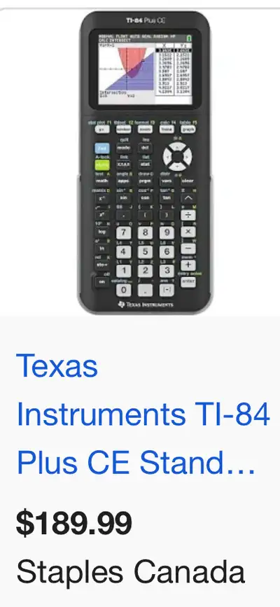 Ti-84 Plus CE, View more