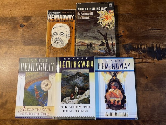 Ernest Hemingway Novels in Fiction in Oakville / Halton Region