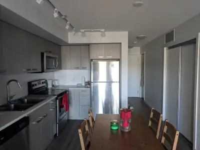 A very clean and bright fully furnished 3 bed/2 bath apartment available may 1 (could be earlier)- a...