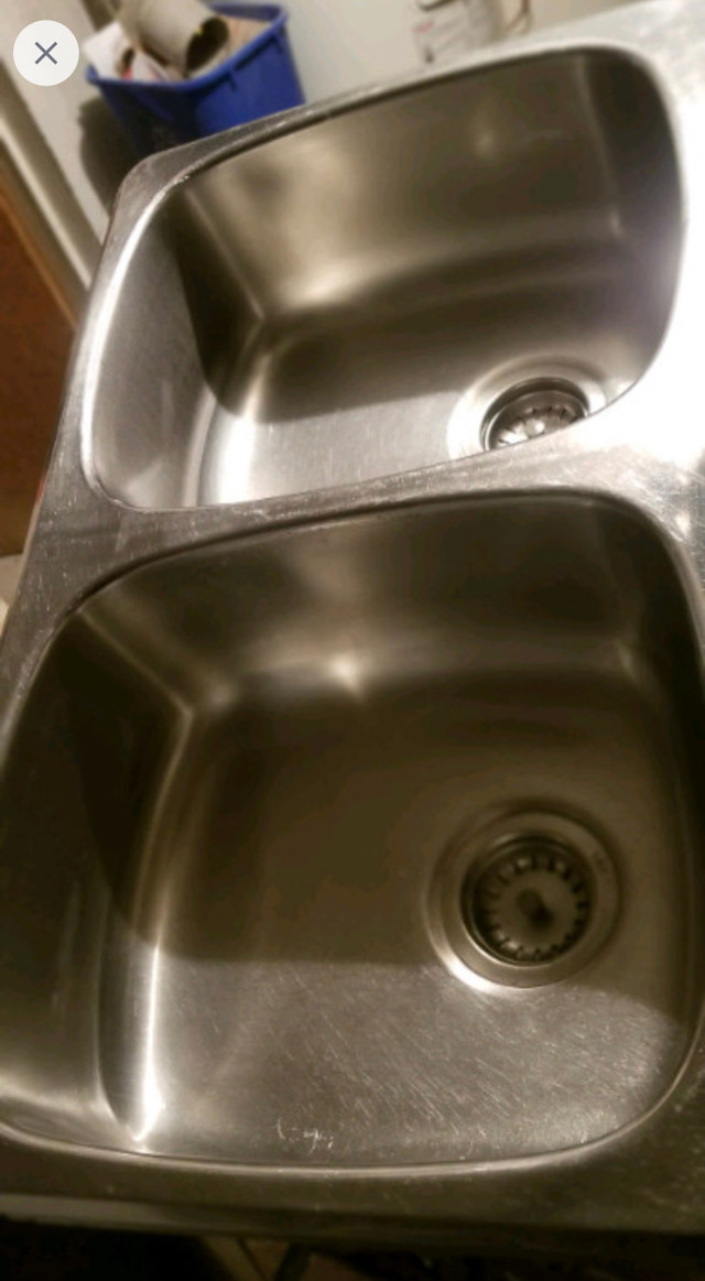 Évier lavabo double de cuisine - stainless - Kitchen sink dans Vaisselle et articles de cuisine  à Ville de Montréal - Image 3