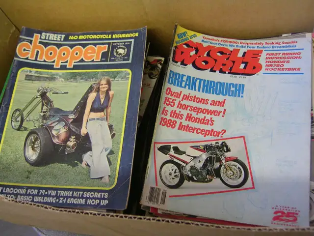 BUNCH OF 1970s to 2000 MOTORCYCLE MAGAZINES $2 EACH HARLEY BIKE in Motorcycle Parts & Accessories in Winnipeg - Image 5