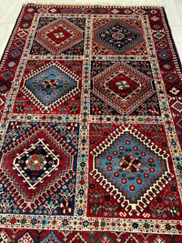 Hand-knotted wool Persian rug 
