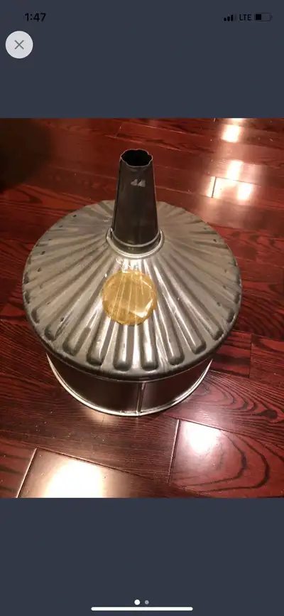 9 Quartz Galvanized Funnel, View more