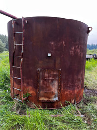 Burn bin / steel water tank 100 bbl