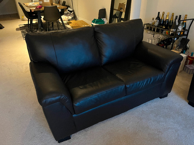 Real Leather Couch Set from Leon’s in Couches & Futons in Markham / York Region - Image 3