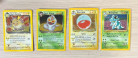 Pokemon cards Team Rocket, Jungle, Fossil, Base Set, Shadowless