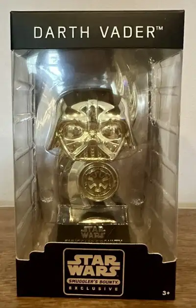 Funko Star Wars Smuggler'sBounty Darth Vader Gold Boss NEW!!, View more