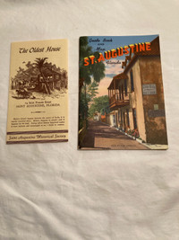 Vintage Guide Book, Map and Pamphlet of St. Augustine Florida 